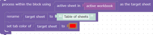 Example of performing multiple operations on one sheet