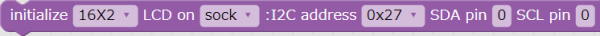 Initialize LCD while specifying SDA/SCL