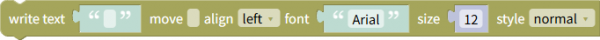 Draw text