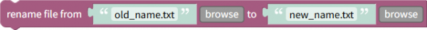 Rename file