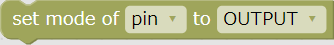 Set pin mode