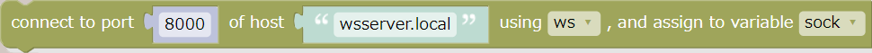 Block to connect to microcontroller