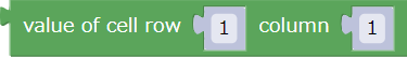 Block to get cell value