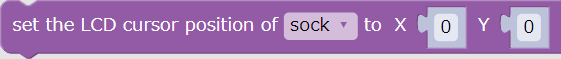 Set cursor position