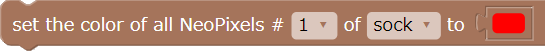 Set the color of all pixels