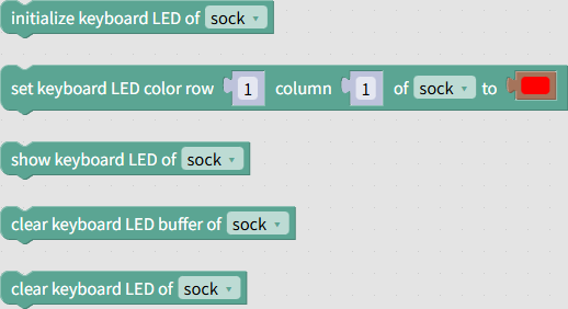 Blocks of "Display" - "Raspberry Pi 500+" group