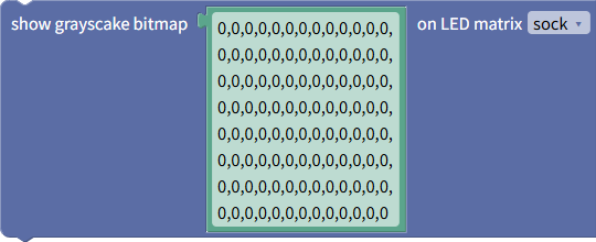 Show grayscale bitmap
