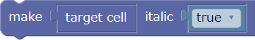 Set font italic