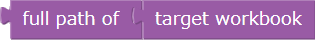 Full path name of workbook