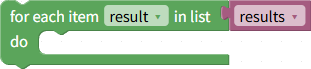 Processing the detection results sequentially