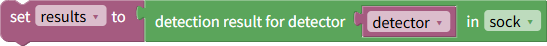 Get result and assign it to a variable