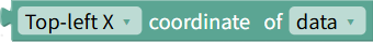 Coordinates of the detected object