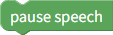 Pause speech