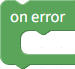 Process when a recognition error occurs