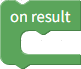 Process when recognition results are obtained