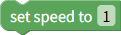 Set speed