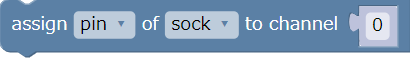 Assign channel to pin