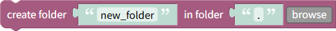 Create folder