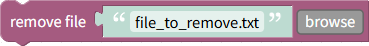 Remove file
