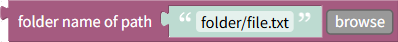 Get folder of path