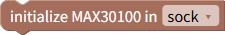 Initialize MAX30100