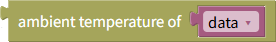Ambient temperature obtained in bulk