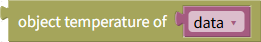 Body temperature obtained in bulk