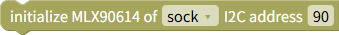 Initialize the MLX90614