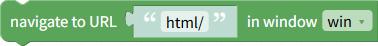 Navigate to specified URL