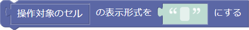 表示形式の設定