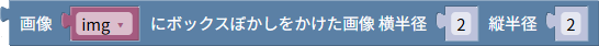 ボックスぼかし