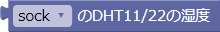 DHT11/22の湿度